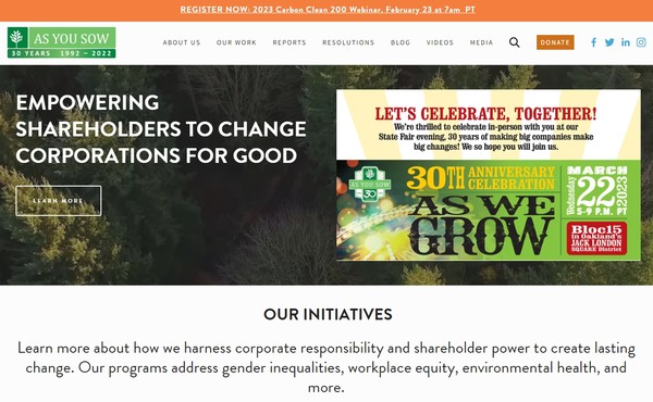  애즈유소우의 홈페이지