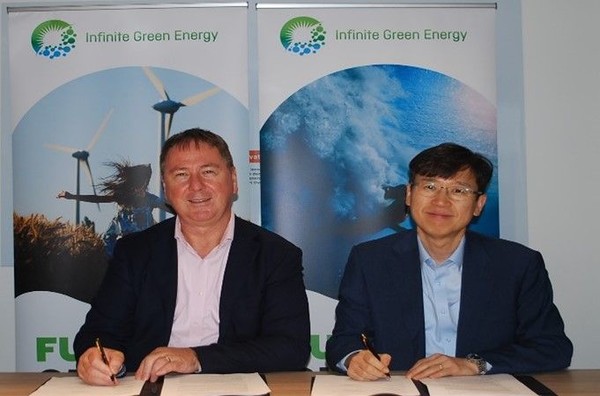 IGE CEO 스티븐 골드와 삼성물산  Stephen Gauld와 삼성물산 부사장 앤드류 안