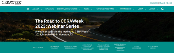 전 세계 에너지 관계자가 모이는 2023 세라위크(CERAWeek)가 오는 6일부터 10일까지 진행될 예정이다./ CERAWeek