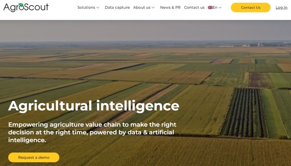 애그로스카웃의 홈페이지