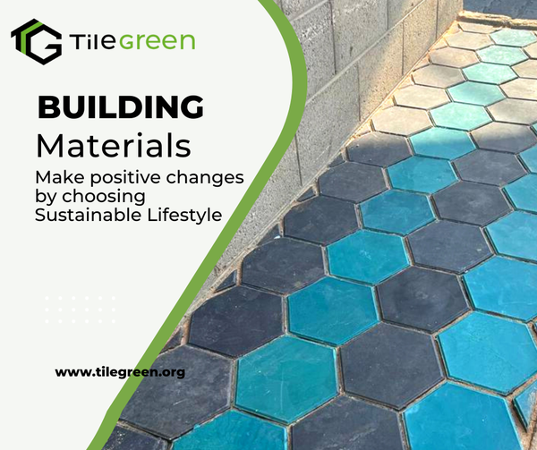 폐비닐봉지를 이용해 타일로 바꾸는 기술을 지닌 이집트의 스타트업, 타일그린이 주목을 받고 있다./ 타일그린