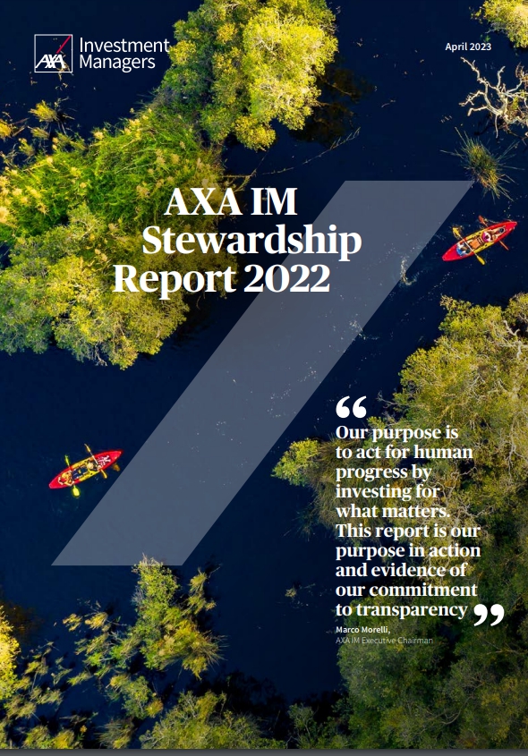   AXAIM의 2022년도 보고서 표지