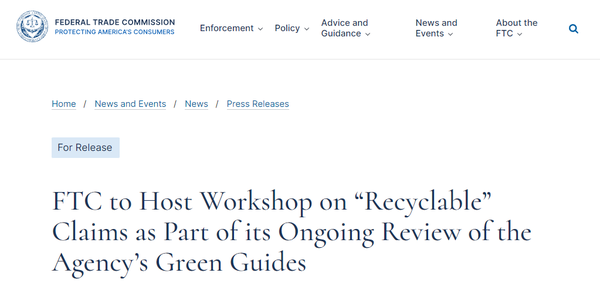 미 연방거래위원회는 오는 23일 워크숍을 통해 그린가이드를 검토할 계획이다./ U.S. FTC