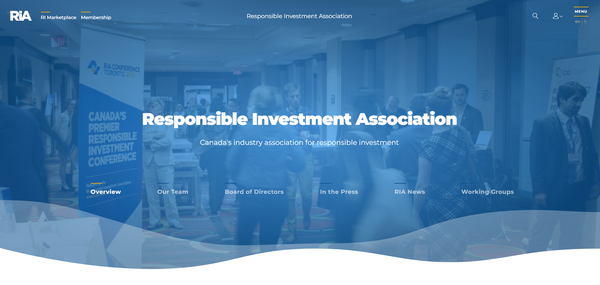 캐나다의 산업협회 RIA가 ESG 투자자 네트워크인 CARET과 협력해 ESG 용어를 표준화하기 위해 노력하고 있다고 밝혔다./ RIA