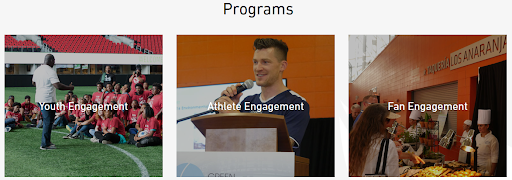 그린 스포츠 얼라이언스 프로그램 / GREEN SPORTS ALLIANCE 홈페이지