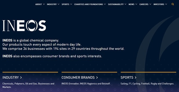 이네오스 홈페이지