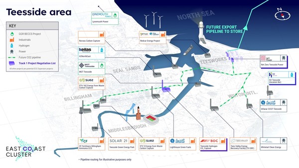 영이 세계 최초의 탄소 포집 산업 발전소를 설립할 예정이다.  현재 장비 프레임워크에 대한 1단계 엔지니어링과 설계 계획을 완료한 것으로 알려졌다. / 코스테인 