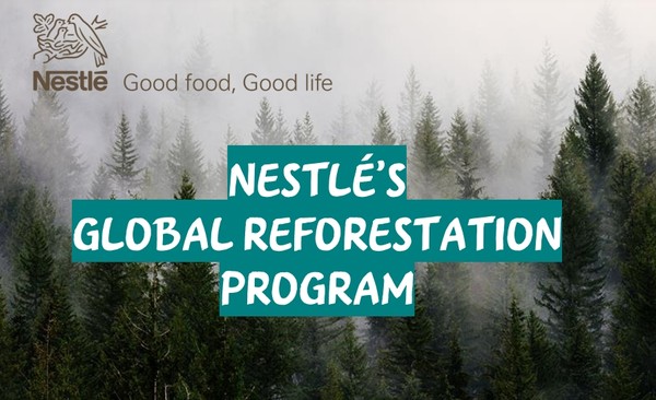 네슬레는 글로벌 재조림 프로그램을 내놓고 위성 기반 서비스를 이용해 삼림 벌채를 모니터링하는 등 다양한 삼림벌채 목표를 내놓고 운영 중에 있다. /네슬레