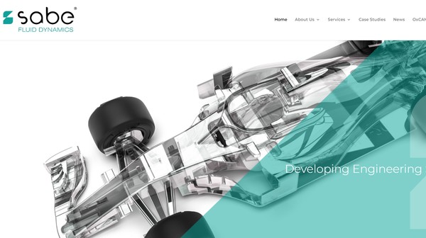  SABE Fuid Dynamics의 홈페이지
