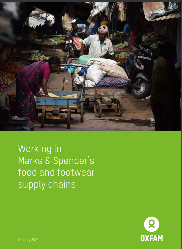 옥스팜과 M&S가 발간한 공급망 인권 연구 보고서