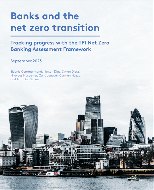 TPI가 발간한 넷제로 은행 평가 보고서