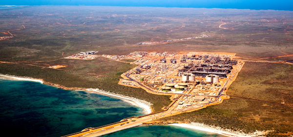 셰브론의 호주 고르곤 LNG 생산시설 / 셰브론 홈페이지