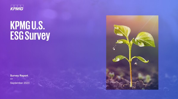 미국 KPMG의 보고서 표지/홈페이지