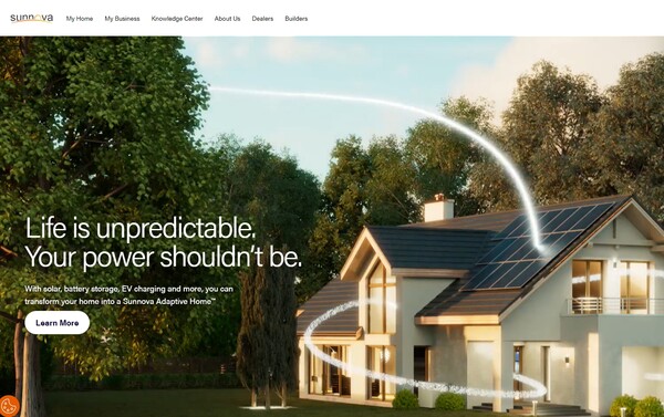  이번에 대출 보증을 약속받은 선노바의 홈페이지