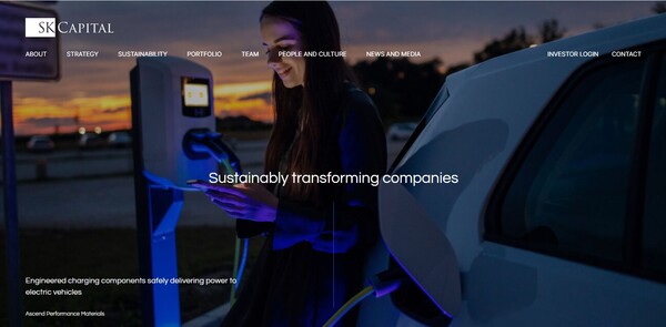  SK 캐피탈 파트너스는 미국 뉴욕에 본사를 둔 투자회사다. 사진은 홈페이지