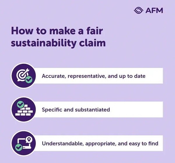 지속가능성에 관한 주장을 올바르고 명확하게 할 수 있는 3가지 원칙이 제시됐다/AFM