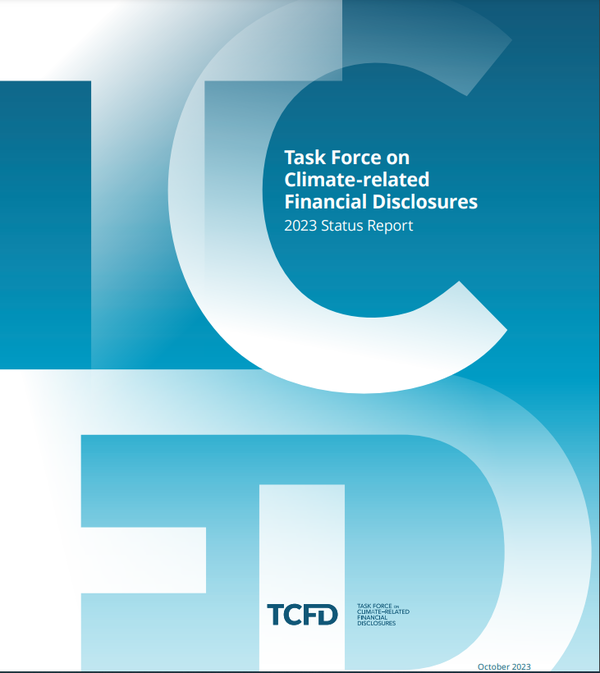 기후관련 재무공개 태스크포스(TCFD)가 2023 현황보고서를 발표하고 기업들의 기후공시를 분석한 결과를 내놓았다./ TCFD