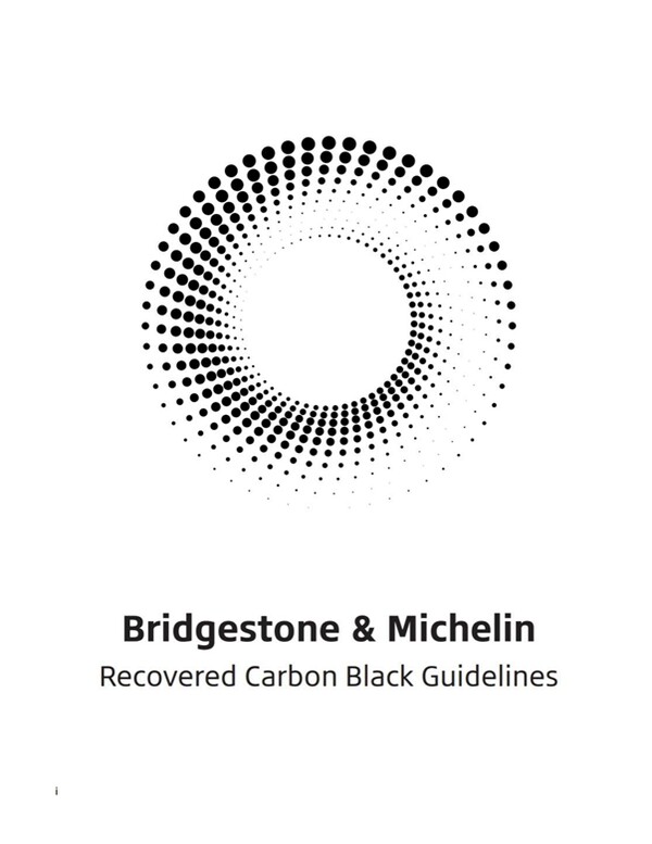  글로벌 타이어 제조사인 브리지스톤과 미쉐린의 공동 백서 표지/홈페이지