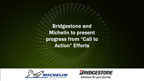  두 타이어 제조사가 지난해 타이어 업계에 공동으로 발표한 프리젠테이션 자료 표지/홈페이지