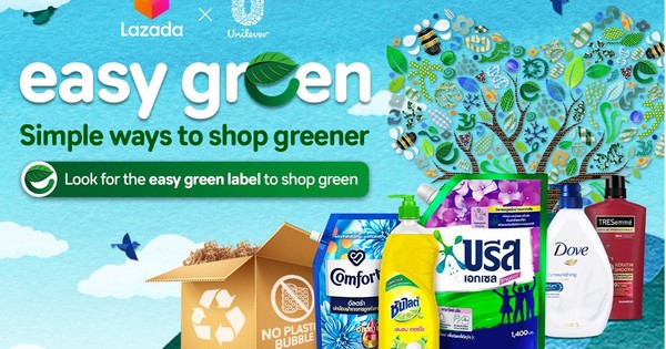 지구의 날을 맞아 '이지그린' 친환경 제품을 출시한 유니레버/ Unilever
