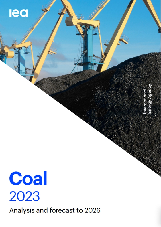 IEA의 연례 보고서 표지/홈페이지