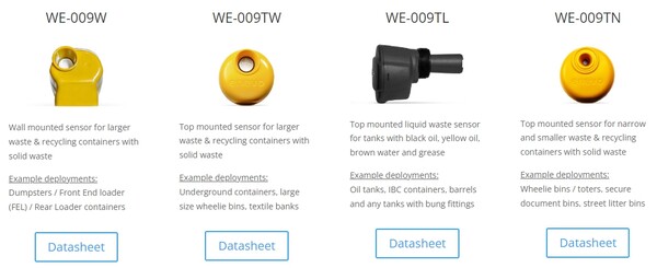  에네보가 생산 중인 센서는 모두 네 종이다./홈페이지