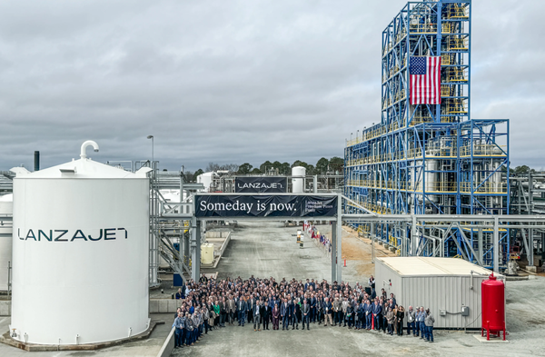 미국에서 에탄올을 SAF로 전환할 수 있는 세계 최초의 상업용 생산 공장이 개장했다./ 란자제트