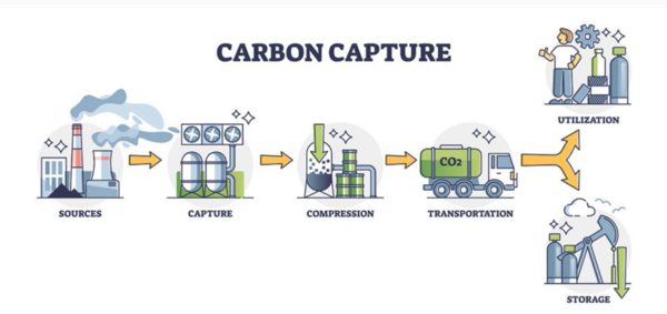 CCUS 기술 구조도 / 한국CCUS추진단 홈페이지