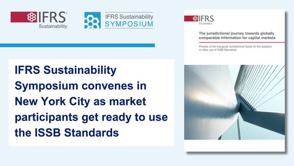 IFRS는 언론 Q&A, 심포지엄, 간행물 등을 통해 ISSB 기준 적용을 지원한다./IFRS