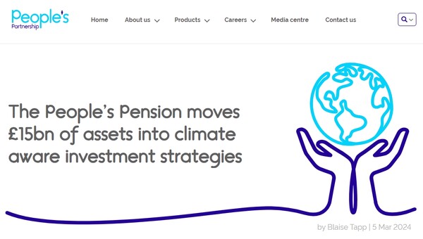 더 피플스 펜션의 홈페이지.