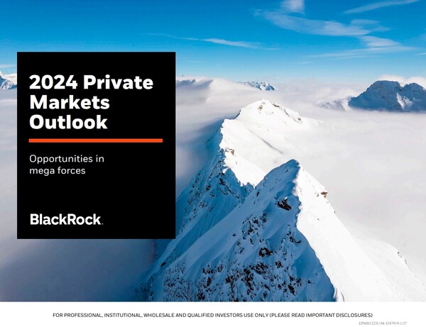  올해 블랙록의 민간시장 전망을 다룬 보고서 표지./홈페이지