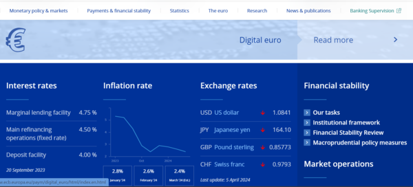 ECB가 은행의 ESG 리스크 관리를 위한 규제를 강화하고 있다. / ECB 웹사이트