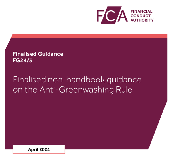 영국 금융감독청은 그린워싱 방지 규정 시행에 앞서 업계가 표준을 충족할 수 있도록 가이드라인 또한 발표했다./FCA
