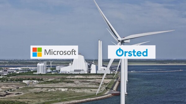 마이크로소프트는 오스테드로부터 총367만 톤의 탄소 제거 크레딧을 구매하는 계약을 맺었다./ 오스테드