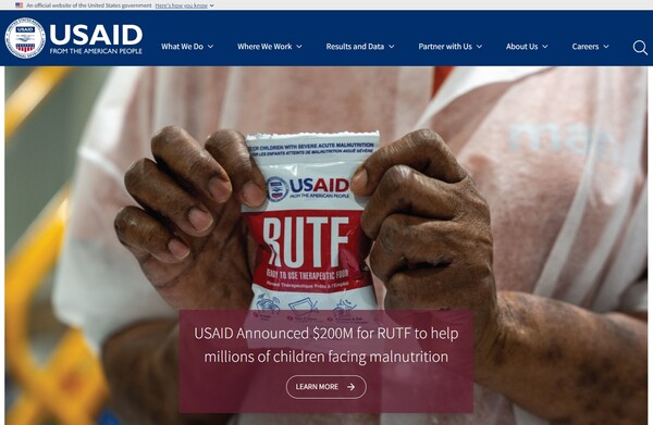  이 동맹을 주도하는 미국 연방정부의 국제개발처(USAID)의 홈페이지.