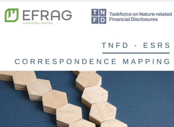 EFRAG과 TNFD가 발간한 보고서/ EFRAG