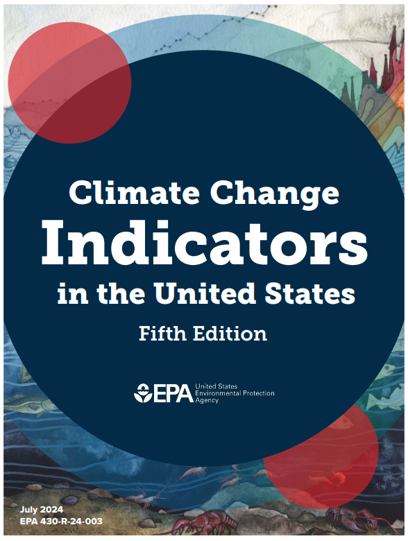 ‘미국 기후 변화 지표 : 제5판’ 표지 / EPA