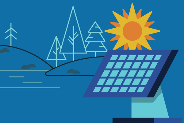  태양광 패널의 이미지./픽사베이