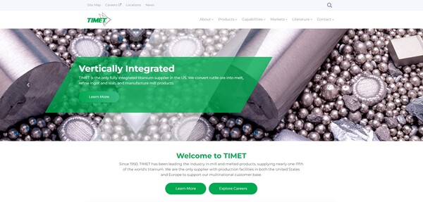  티맷의 홈페이지. 70년이 넘는 역사를 자랑한다.