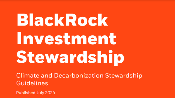 블랙록이 발표한 기후와 탈탄소 스튜어드십 가이드라인/블랙록