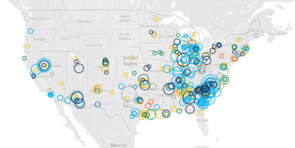 IRA 통과 이후 발표된 주요 청정 에너지 프로젝트 / E2