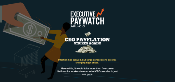 AFL-CIO 임원 보수 조사 홈페이지 / AFL-CIO