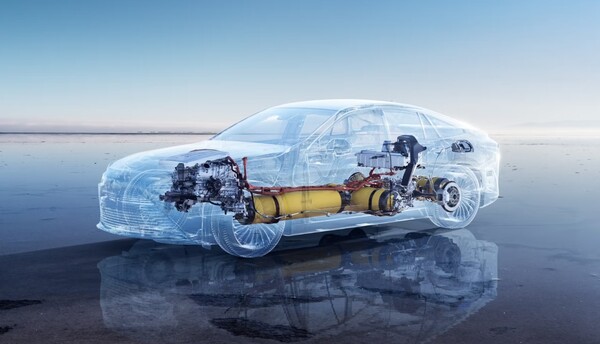  수소연료전지 차량 분야에서 현대차의 뒤를 쫓고 있는 토요타의 미라이의 내부 모습./토요타 홈페이지.