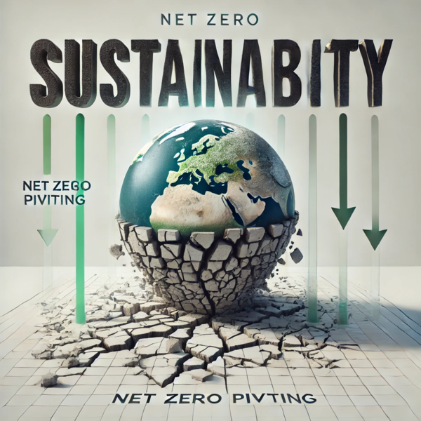 기업들의 기후 목표 조정 흐름이 강화되고 있다. / AI 생성 이미지 