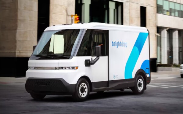  브라이트드랍의 전기 밴의 모습. 경트럭으로 최종 고객에게 배달하는 용도로 주로 쓰인다./브라이트드랍 홈페이지.
