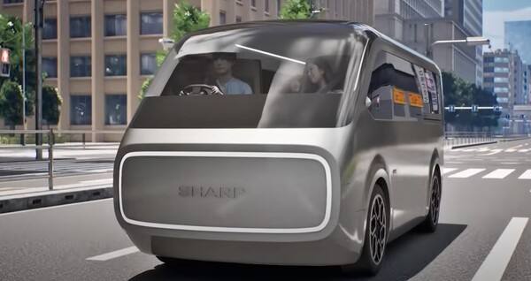  일본의 가전회사 샤프(SHARP)가 선보인 전기차 미니밴 LDK+./샤프의 유튜브 채널 이미지.