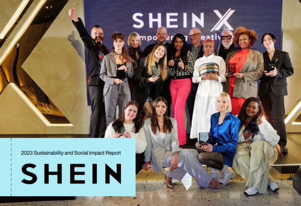 ‘쉬인 2023년 지속가능성과 사회적 영향 보고서’ 표지 / 쉬인