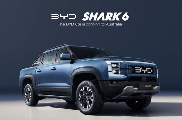  BYD가 멕시코 시장에 첫 선을 보인 픽업트럭 샤크6, 미국으로 진출할 수도 있다./BYD 홈페이지.