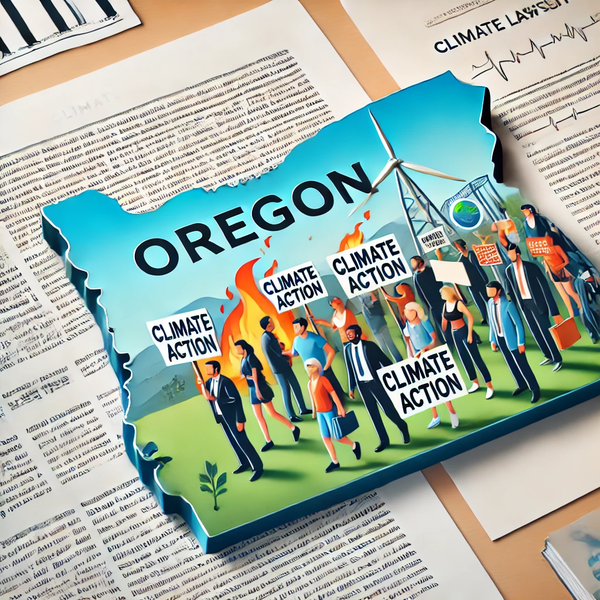 미 오리건주에서 가장 큰 메이저 가스 유틸리티 업체인 NW 내추럴이 천연가스업체로는 처음으로 미국에서 기후 소송을 당했다./ 챗gpt 이미지 생성