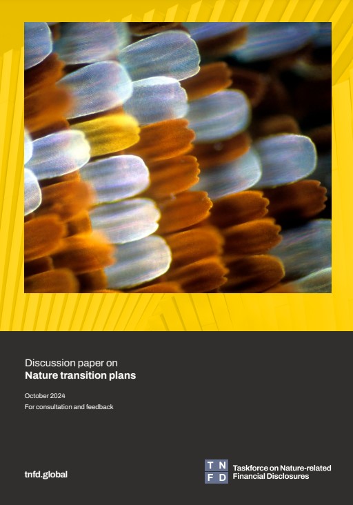 TNFD가 발간한 자연 전환 계획 보고서/TNFD